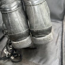 Load image into Gallery viewer, Austrian Army Black Leather Army Combat Boots - Size EU 43 - UK 9 - The Militaria Shop