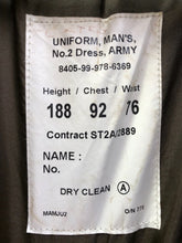Lade das Bild in den Galerie-Viewer, Grade 1 Used British Army No.2 Dress Uniform Jacket - Size 188/92/76 - The Militaria Shop