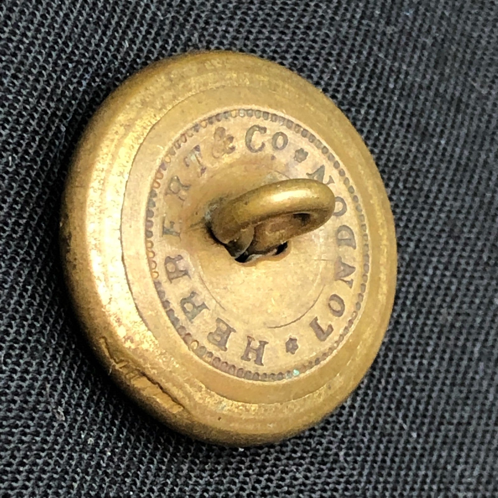 Original Victorian Era British Army Uniform 22mm Button - The Militaria Shop