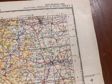 Load image into Gallery viewer, Original WW2 British Army RAF Navy Base Map of England - Midlands - Birmingham - The Militaria Shop