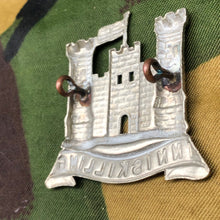 Load image into Gallery viewer, Original British Army WW2 Cap Badge - 6th (Inniskilling) Dragoons - The Militaria Shop