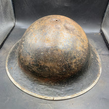Load image into Gallery viewer, Original British Army WW2 Mk2 Combat Steel Helmet - The Militaria Shop