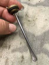 Load image into Gallery viewer, Original WW1 British Army SMLE Enfield Brass Oil Bottle - EFD Marked - The Militaria Shop