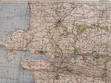 Load image into Gallery viewer, Original WW2 British Army GSGS OS Map of Great Britain - Pembroke & Tenby - The Militaria Shop