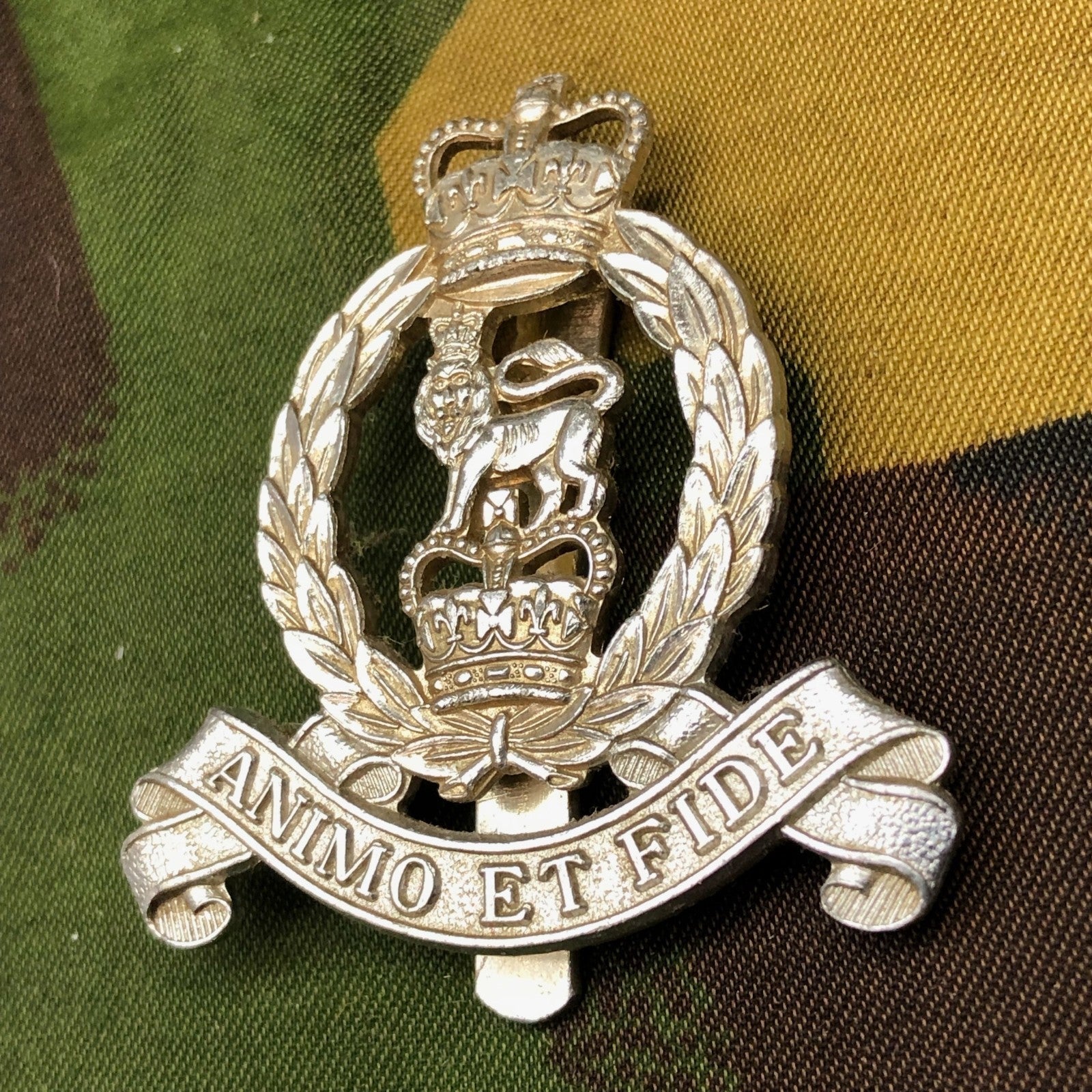 Original British Staybrite Army Cap Badge - Adjutant General's Corps - The Militaria Shop