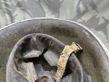 Load image into Gallery viewer, Original WW2 Canadian / British Army Mk3 High Rivet Turtle Helmet & Liner - The Militaria Shop