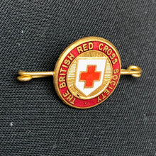 Load image into Gallery viewer, Vintage British Red Cross Society (BRCS) Member Lapel Pin - The Militaria Shop