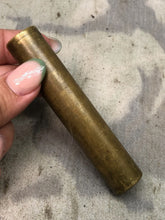 Load image into Gallery viewer, Original WW1 British Army SMLE Enfield Brass Oil Bottle - EFD Marked - The Militaria Shop