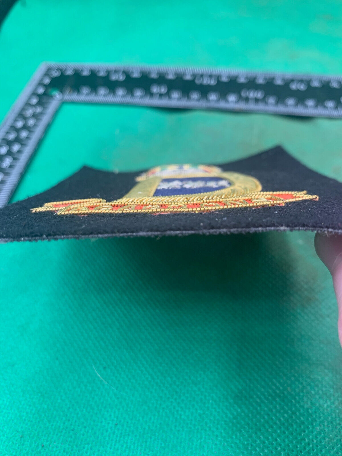 British Army Bullion Embroidered Blazer Badge - 22nd Dragoons - The Militaria Shop