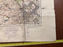 Charger l'image dans la galerie, Original WW2 British Army GSGS OS Map of England - Barnsley & Sheffield - The Militaria Shop