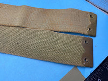 Load image into Gallery viewer, Original Pair of British Army 37 Pattern Khaki Canvas L-Straps - The Militaria Shop