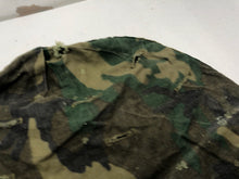 Charger l'image dans la galerie, Original US Army Vietnam War Era M1 Camo Helmet Cover - Local Find - Combat Worn - The Militaria Shop