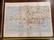 Load image into Gallery viewer, Original WW2 British Army GSGS OS Map of Great Britain - Pembroke & Tenby - The Militaria Shop