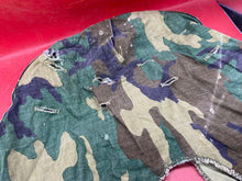 Load image into Gallery viewer, Original US Army M1 Camo Helmet Cover - Vietnam Found - Combat Worn - The Militaria Shop