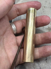 Load image into Gallery viewer, Original WW1 British Army SMLE Enfield Brass Oil Bottle - EFD - The Militaria Shop