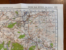 Charger l'image dans la galerie, Original WW2 British Army GSGS OS Map of England - Wells & Frome - The Militaria Shop