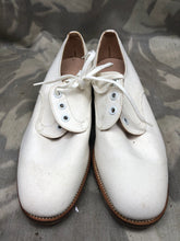 Load image into Gallery viewer, Genuine British Army Women's White Summer Shoes - WW2 Pattern - Size UK 6 M - The Militaria Shop