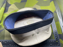 Load image into Gallery viewer, Vintage British Royal Navy Ratings White Cap - Size 56cm - The Militaria Shop