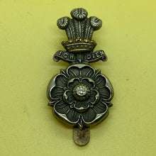 Load image into Gallery viewer, Original WW1 British Army Cap Badge - Yorkshire Hussars - The Militaria Shop