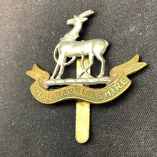 Load image into Gallery viewer, Original WW2 British Army Cap Badge - Royal Warwickshire Regiment - The Militaria Shop
