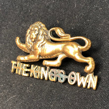 Charger l'image dans la galerie, Genuine WW2 British Army Brass Cap Badge - King's Own Royal Regiment (Lancaster) - The Militaria Shop
