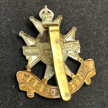 Load image into Gallery viewer, Original WW2 British Army Cap Badge - Sherwood Foresters - The Militaria Shop