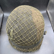 Load image into Gallery viewer, Genuine Dutch Army M53 Euroclone of WW2 US M1 Camouflaged Helmet & Liner Set - The Militaria Shop