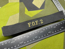 Load image into Gallery viewer, Original British Royal Navy F.O.F. 2 - Cap Tally - The Militaria Shop