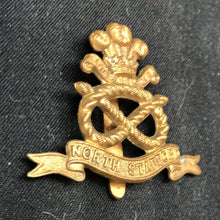 Lade das Bild in den Galerie-Viewer, Original WW2 British Army Cap Badge - North Staffordshire Regiment - The Militaria Shop