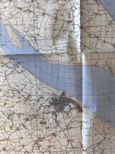 Load image into Gallery viewer, Original WW2 British Army GSGS OS Map of England & Wales - Mouth of the Humber - The Militaria Shop