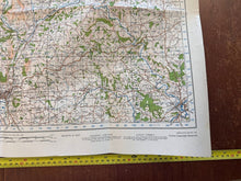 Load image into Gallery viewer, Original WW2 British Army GSGS OS Map of England & Wales - Abergavenny - The Militaria Shop