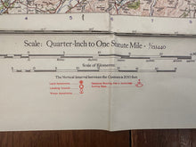 Load image into Gallery viewer, Original WW2 British Army RAF Navy Base Map of Scotland - The Forth, Clyne & Tay - The Militaria Shop