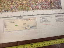 Load image into Gallery viewer, Original WW2 British Army RAF Navy Base Map of England - Midlands - Birmingham - The Militaria Shop
