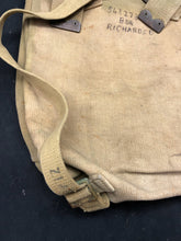 Load image into Gallery viewer, Original WW2 British Army 37 Pattern Large Pack & Strap - 1940 Dated - The Militaria Shop