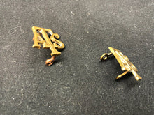 Load image into Gallery viewer, Original WW2 British Army Brass Shoulder Title Pair - ATS - The Militaria Shop