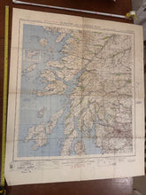Load image into Gallery viewer, Original WW2 British Army RAF Navy Base Map of Scotland - Glasgow & Middle West - The Militaria Shop