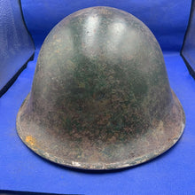 Charger l'image dans la galerie, Original WW2 Mk3 Canadian / British Army Turtle Helmet High Rivet - The Militaria Shop