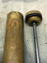 Load image into Gallery viewer, Original WW1 British Army SMLE Enfield Brass Oil Bottle - EFD Marked - The Militaria Shop