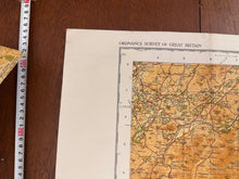 Load image into Gallery viewer, Original WW2 British Army RAF Navy Base Map of England - The Border of Scotland - The Militaria Shop