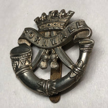 Load image into Gallery viewer, Original WW1 British Army Cornwall Light Infantry CLI Cap Badge - The Militaria Shop