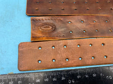 Lade das Bild in den Galerie-Viewer, WW2 German Army belt leather fastening strip. Black Leather Reproduction - The Militaria Shop