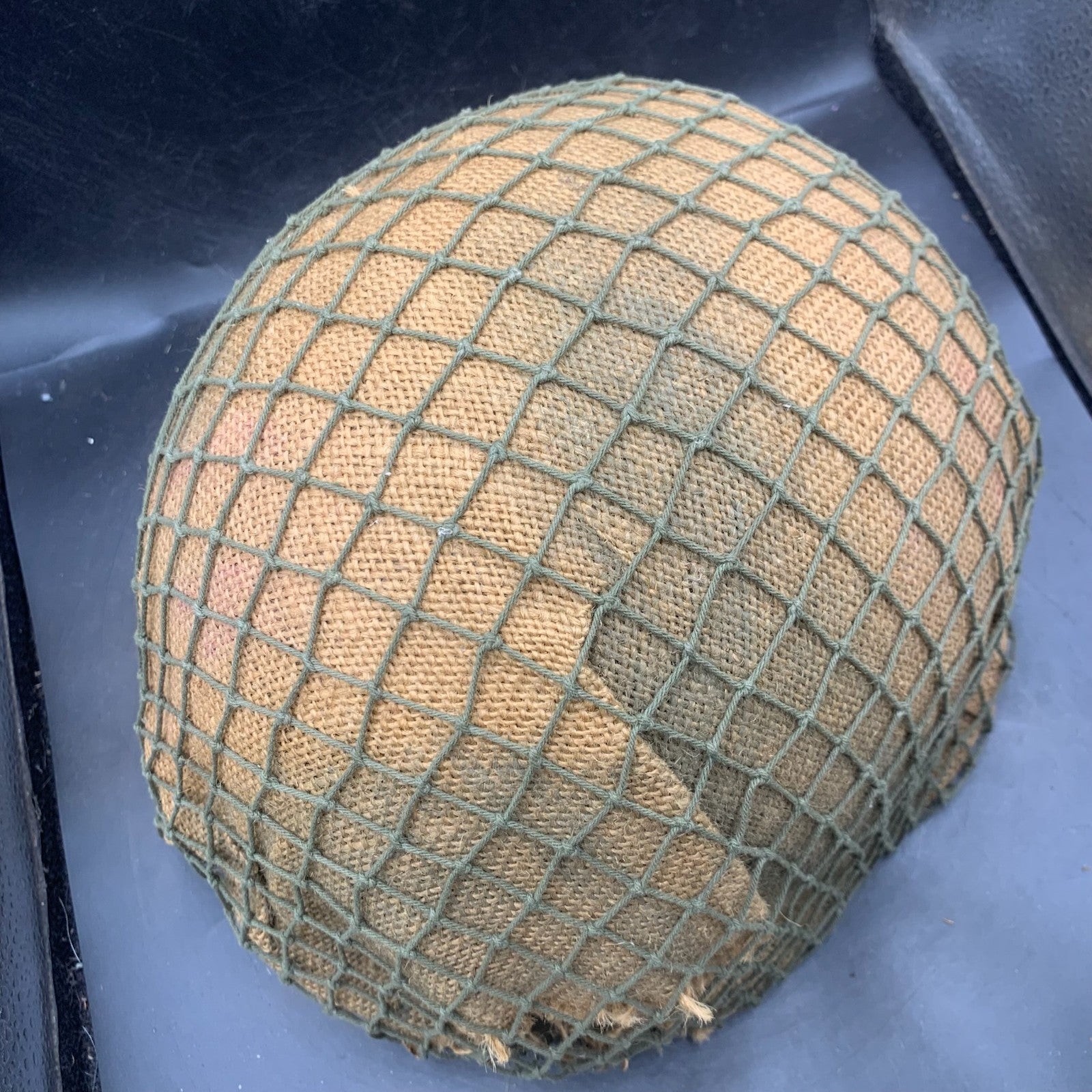 Genuine Dutch Army M53 Euroclone of US M1 Camouflaged Helmet & Liner Set - The Militaria Shop