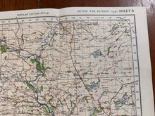 Charger l'image dans la galerie, Original WW2 British Army GSGS OS Map England - Hexham - The Militaria Shop