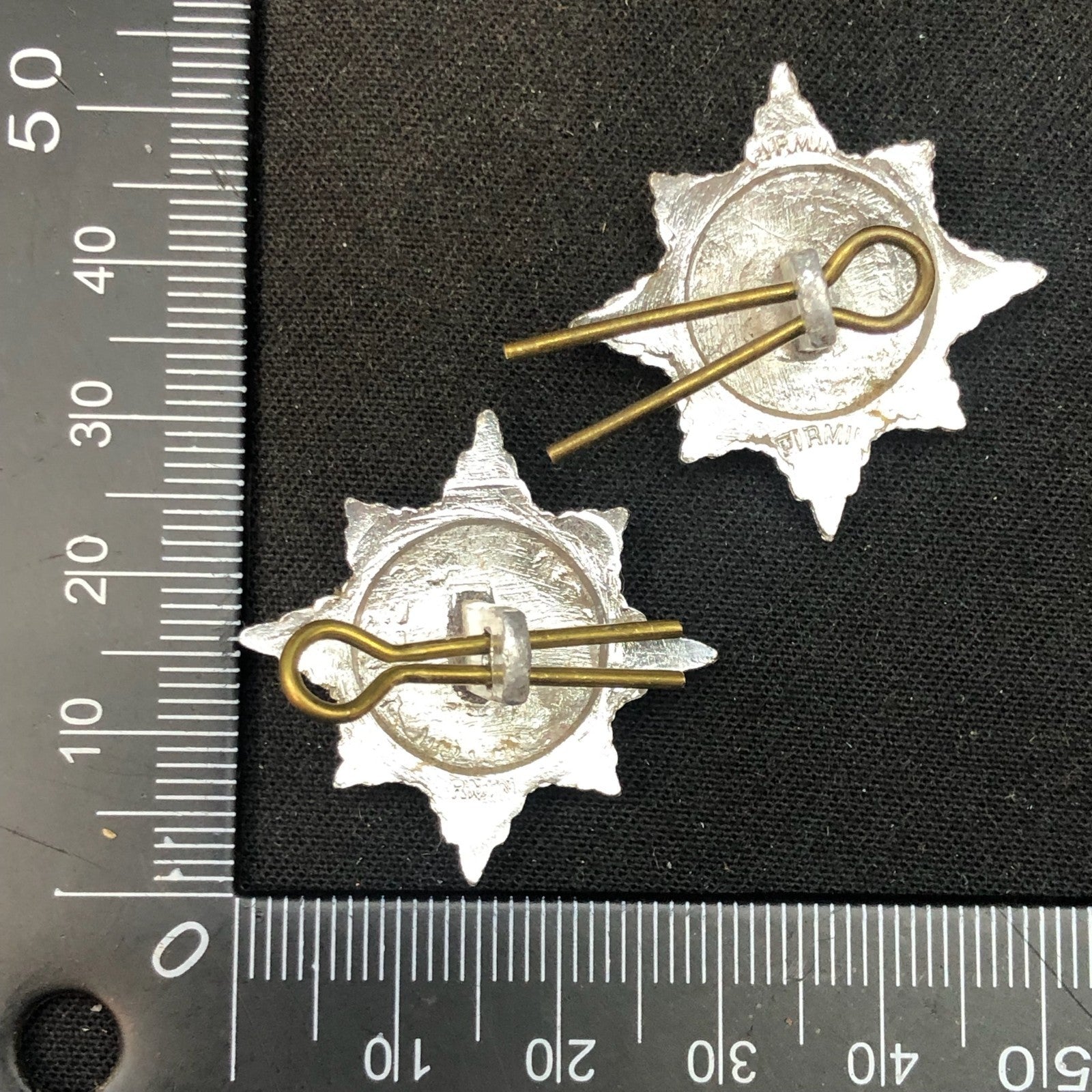 Original British Collar Badge Pair - Royal Dragoon Guards - The Militaria Shop