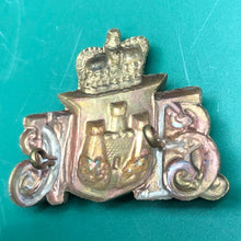 Load image into Gallery viewer, British Army Cap Badge - City of Edinburgh 1st Artillery Volunteers - The Militaria Shop