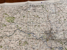 Load image into Gallery viewer, Original WW2 British Army GSGS OS Map of England - Darlington - The Militaria Shop