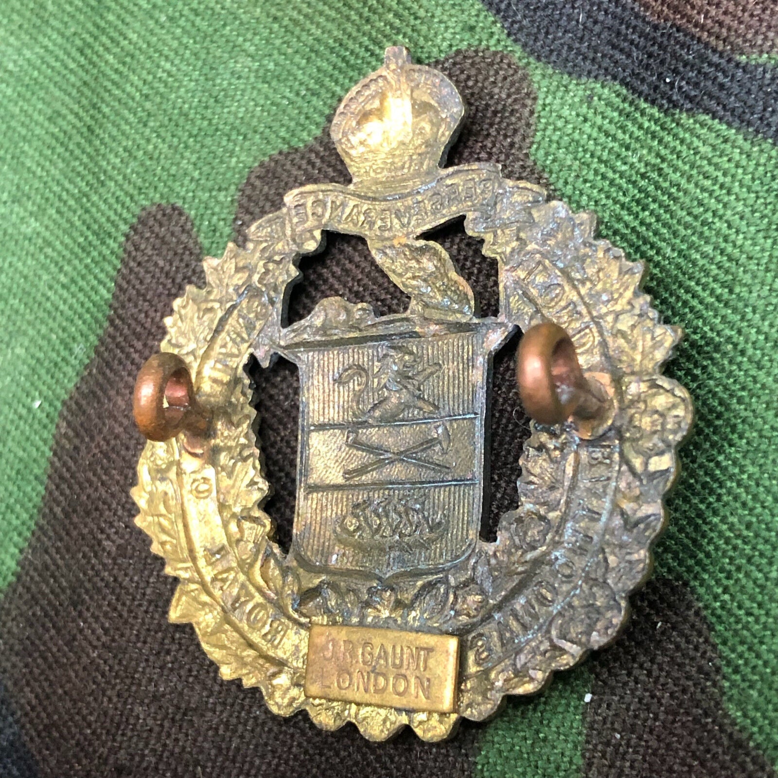 Original Canadian Army Lord Strathcona's Horse (Royal Canadians) Cap Badge - The Militaria Shop