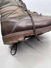 Load image into Gallery viewer, British Army Surplus Brown Leather Combat Boots - YDS - Size UK 10 M - The Militaria Shop