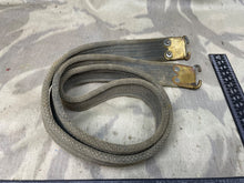Load image into Gallery viewer, Original British RAF Royal Air Force SMLE Rifle Sling in Blue Canvas - The Militaria Shop