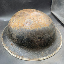 Load image into Gallery viewer, Original British Army WW2 Mk2 Combat Steel Helmet - The Militaria Shop